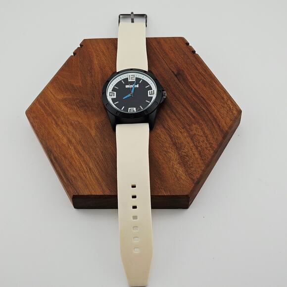 Unlisted by Kenneth Cole Men's Casual Watch Black Cream Beige Everyday Neutral - Picture 4 of 6